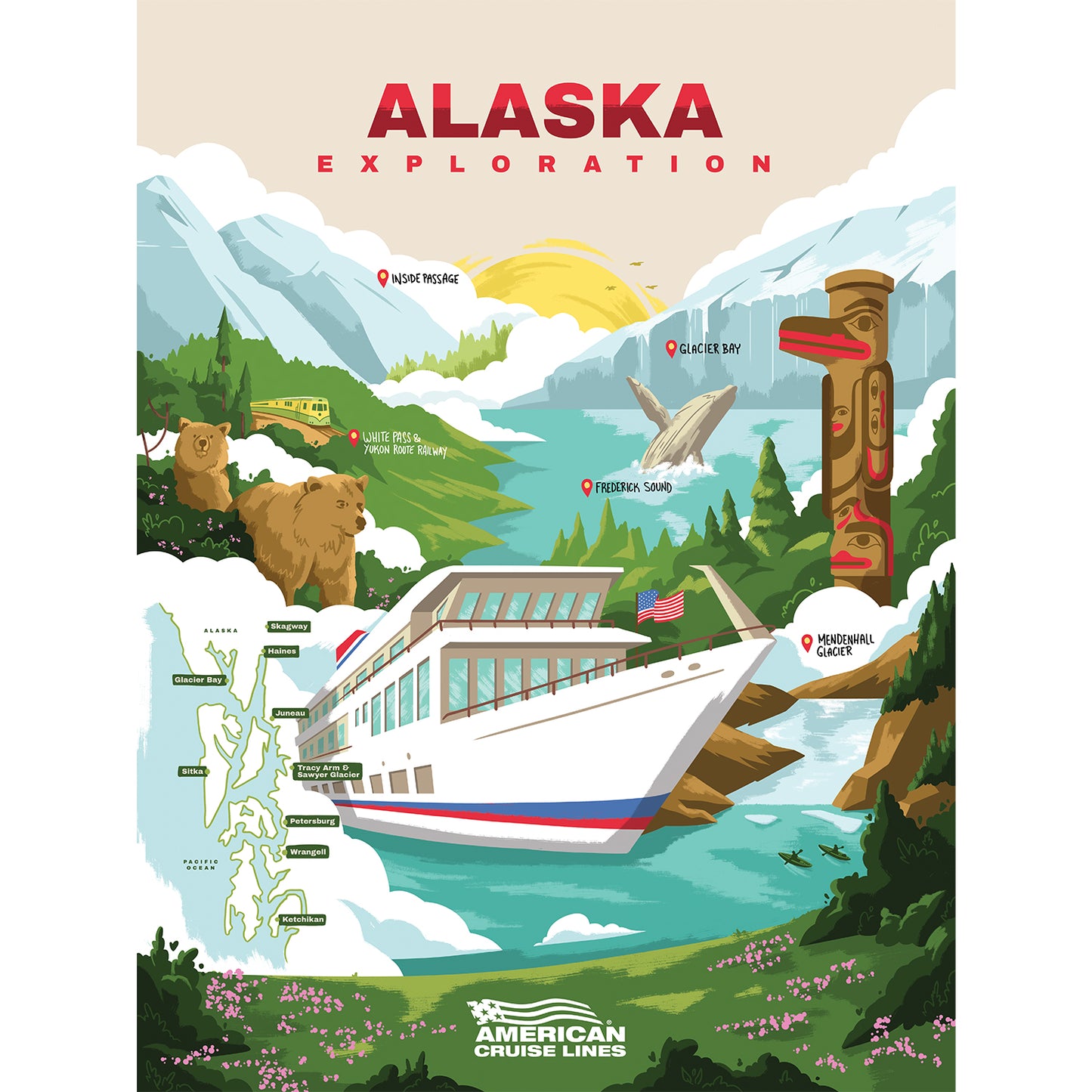 Individual American Cruise Lines Prints