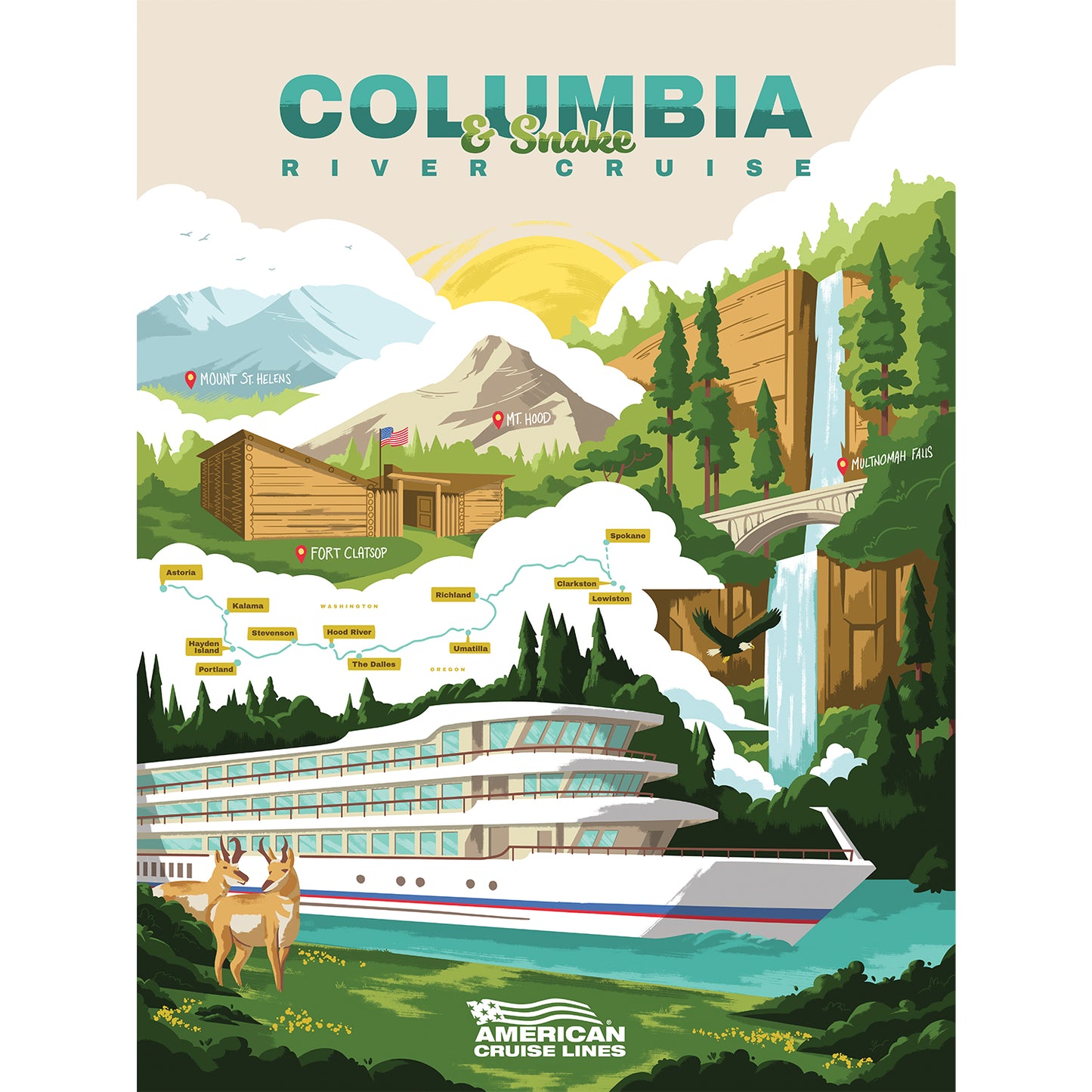 Individual American Cruise Lines Prints