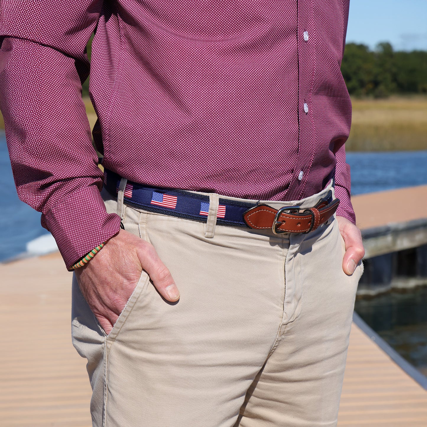 American Flag Belt