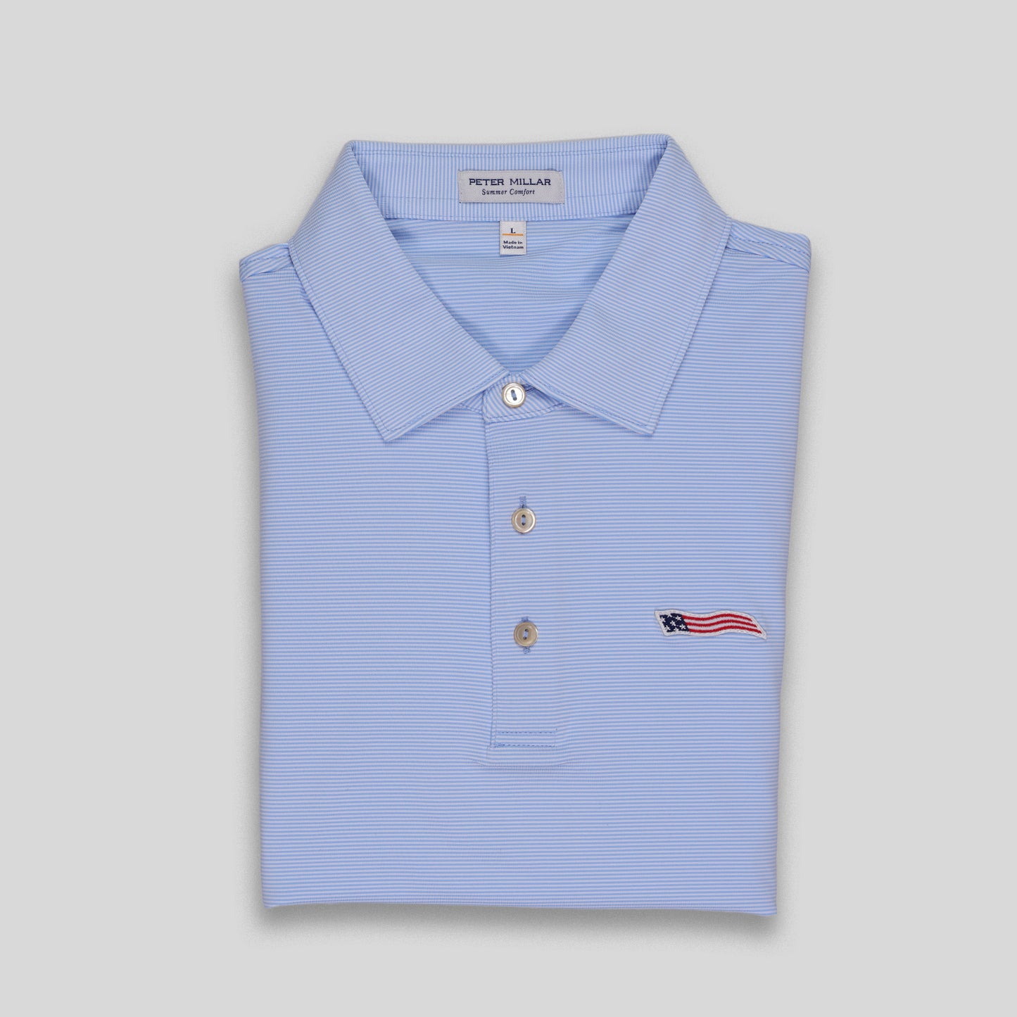 Mens Jubilee Polo - Cottage Blue